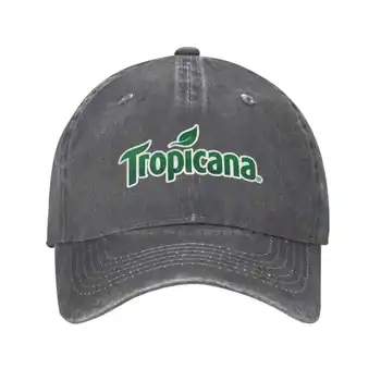 Модная качественная джинсовая кепка с логотипом Tropicana, вязаная шапка, бейсболка
