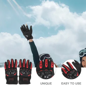 Мотоциклетные Перчатки Мужские С Сенсорным Экраном, Защищающие от падения Во Весь палец, Дышащее Внедорожное Снаряжение Для Всесезонной Езды На Велосипеде для