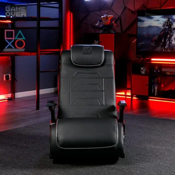 Напольное игровое кресло XL Используется со всеми основными игровыми консолями, интеллектуальными устройствами, с динамиками, установленными на подголовнике сабвуфера Изображение 2