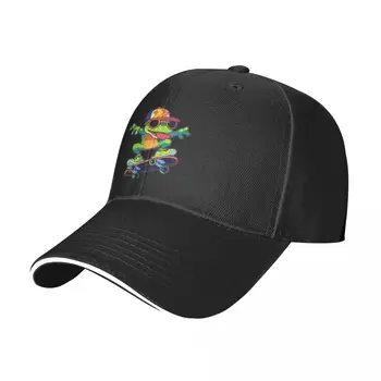 Новая бейсбольная кепка-лягушка для скейтбординга, шляпа-дерби, солнцезащитная кепка, мужские и женские шляпы Изображение 2