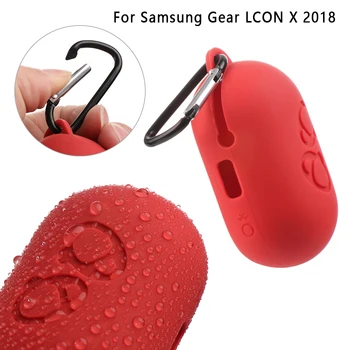 Новый защитный чехол для силиконовых наушников Защитный чехол для Samsung gear iconx 2018 для наушников с карабином Изображение 2
