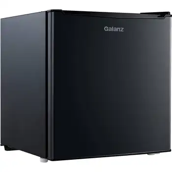 Однодверный Мини-Холодильник Galanz объемом 1,7 Кубических Фута GL17BK Черный Новый Мини-Холодильник С морозильной камерой