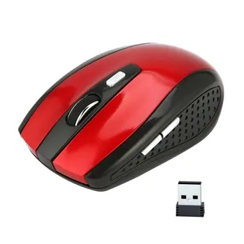 Оптическая беспроводная мышь, игровые мыши с USB-приемником для портативных ПК mac-book, компьютерная оптическая мышь 2.4G