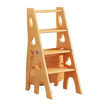 оптовая продажа стульев-стремянок двойного назначения, трансформируемого деревянного табурета, штабелируемых деревянных стульев