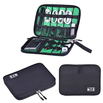Органайзер для гаджетов, сумка для хранения USB-кабеля, дорожные цифровые электронные аксессуары, чехол, USB-зарядное устройство, держатель Power Bank, сумка для комплекта