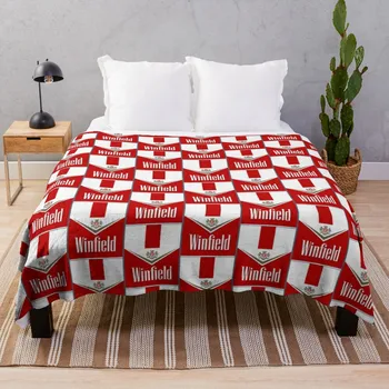 Плед WINFIELD RED Heavy Thermals Для путешествий, декоративные кровати, одеяла с ворсом