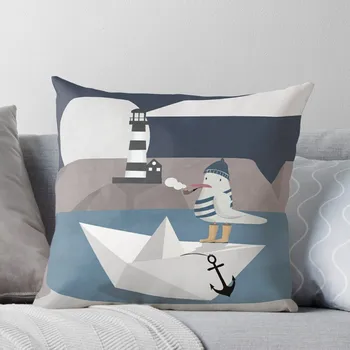 Подушка с изображением чайки Фишер, наволочки, чехлы для подушек, декоративные чехлы для диванных подушек