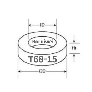 Порошковый сердечник из карбонильного железа марки T94-15 Boruiwei, радиочастотное магнитное кольцо, катушка индуктивности, магнитный сердечник Изображение 2