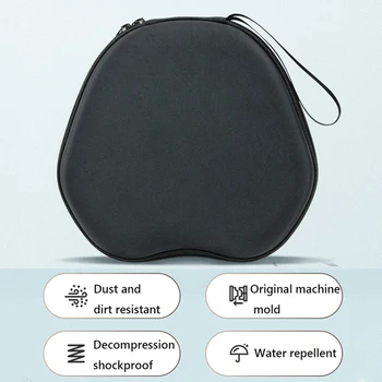 Портативная сумка для наушников над ухом, ударопрочная дышащая водонепроницаемая сумка для наушников с ручной веревкой, жесткие сумки для наушников для EDIFIER W820NB Изображение 2