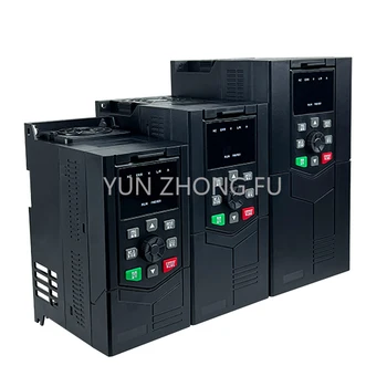 Привод переменного тока 220V 380V 1.5KW 3.7KW 5.5KW 7.5KW переменный драйвер 3-фазный преобразователь частоты одиночный