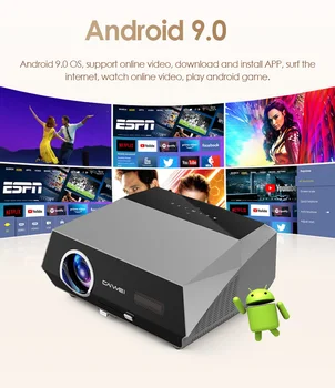Проекторы с 4K лучом для коррекции автофокусировки фильмов Smart Android Wifi Проектор для домашнего кинотеатра 1080P Full HD Глобальная версия Изображение 2