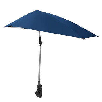 Регулируемый зонт для стульев, зонт с фиксатором, многофункциональная прогулочная коляска, зонт для пляжного кресла, коляска-каталка