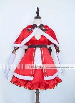 Рождественский костюм на Хэллоуин Sword Art Онлайн, платье для косплея Юки Асуны Изображение 2