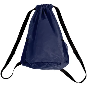 Рюкзак на шнурке с завязками на спине, спортивная сумка большой емкости, сумка-авоська для мужчин и женщин
