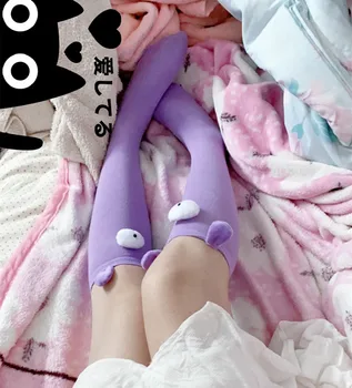 Светло-фиолетовые носки для косплея 