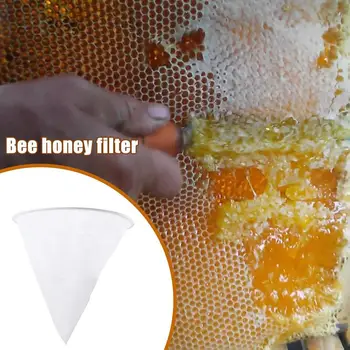 Сетчатый фильтр для меда, инструмент для извлечения мешка для пчелиного меда, Ультратонкий сетчатый фильтр для меда многоразового использования, оборудование для пасеки, ситечко для меда Изображение 2