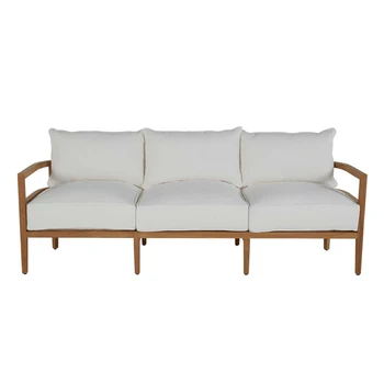 Современный трехместный диван из высококачественного тикового дерева Уличный диван - Ceisya Изображение 2