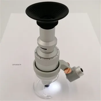 Стереоскопический 100-кратный микроскоп с высокой ножной лупой 2008-25X 50 75 100X Изображение 2