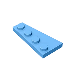 Строительный блок Клин, Пластина 4 x 2 справа совместим с детскими игрушками lego 41769 из кусочков Собрать строительные блоки