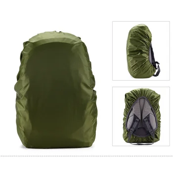 Сумка для альпинизма на открытом воздухе, дождевик, портативный водонепроницаемый чехол, рюкзак большой емкости, дождевик Изображение 2