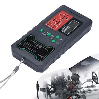 Тестер батареи 24V 12V, анализатор реле, проверка генератора, система зарядки коленчатого вала автомобиля, Диагностический инструмент для мотоциклов