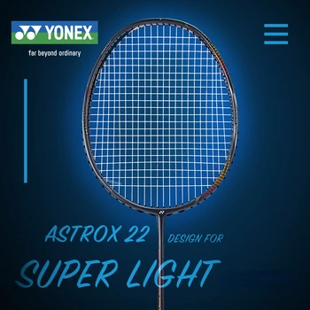 Только 63 г 70 г ракетка для бадминтона YONEX ASTROX 22 pro полностью углеродные мужские и женские ракетки