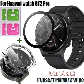 ТПУ Покрытие Безель Чехол для Часов Huawei watch GT2 Pro Экран PMMA Стеклянная пленка Защитный Чехол для Huawei GT 2 Pro Рамка Браслета