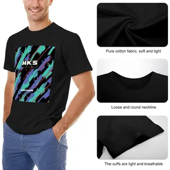 Футболка HKS Advan JDM, графические футболки, быстросохнущая футболка, мужские хлопковые футболки с коротким рукавом, Изображение 2
