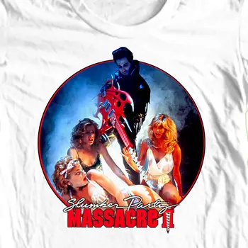 Футболка Slumber Party Massacre II в стиле ретро из фильма ужасов 80-х, хлопковая футболка