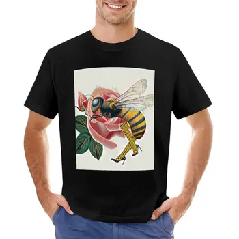 футболка с изображением тщетной пчелы, футболка с рисунком мужчины, мужские футболки с рисунком в стиле хип-хоп