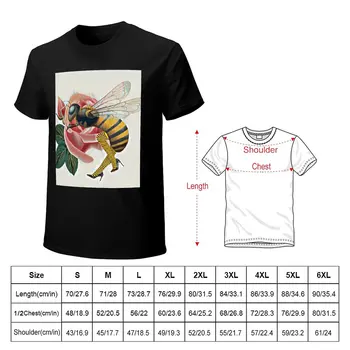 футболка с изображением тщетной пчелы, футболка с рисунком мужчины, мужские футболки с рисунком в стиле хип-хоп Изображение 2