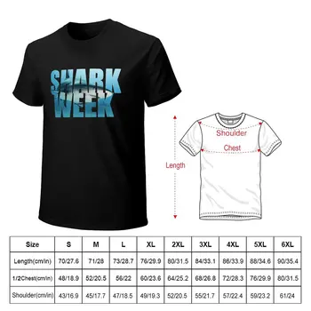 футболки shark week 2020 для тяжеловесов, мужские футболки fruit of the loom Изображение 2
