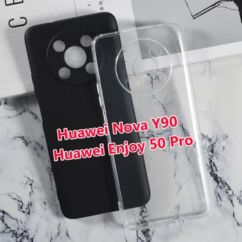 Чехол-бампер для защиты камеры для Huawei Nova Y90, прозрачный чехол для телефона для Huawei Enjoy 50 Pro, CTR-AL00, силиконовый чехол Изображение 2