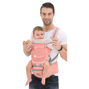 Эргономичная переноска для новорожденных, многофункциональная четырехсезонная и дышащая, удобная переноска для новорожденных, рюкзак-слинг, детская коляска Изображение 2